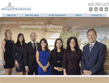 Tablet Screenshot of pasadenalawoffice.com